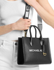 Michael Michael Kors Mirella Small Pebbled Leather Crossbody Bag Black