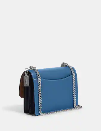 Coach White/Blue Leather Klare Crossbody Bag Coach