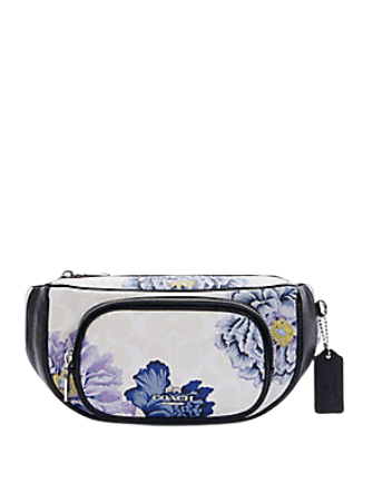 Coach Court Belt Bag in Signature Canvas With Kaffe Fassett Print