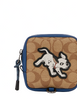 Coach Disney X Coach Square Hybrid Pouch In Signature Canvas With Dalmatian