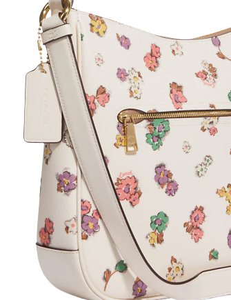 Coach Ellie File Bag With Spaced Floral Field Print