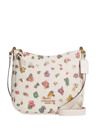 Coach Ellie File Bag With Spaced Floral Field Print