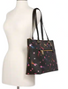 Coach Gallery Tote With Disco Star Print