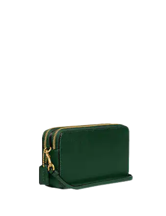 Buy Coach Polished Pebble Leather Kira Crossbody Bag, Green Color Women