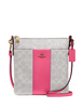 Coach Kitt Center Stripe Messenger Crossbody