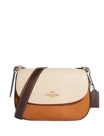 Coach Macie Saddle Bag In Colorblock