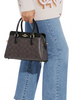 Coach Mini Darcie Carryall In Signature Canvas