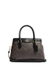 Coach Mini Darcie Carryall In Signature Canvas