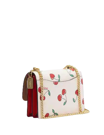 Coach Mini Klare Crossbody With Heart Cherry Print