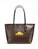 Coach NYC Taxi City Signature Zip Top Tote