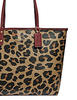 Coach Reversible City Tote With Leopard Print