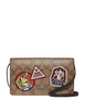 Coach Star Wars X Hayden Foldover Crossbody Clutch in Signature with Patches