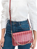 Kate Spade New York Laurel Way Cranberry Hearts Greer Crossbody