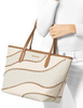 Michael Michael Kors Nouveau Hayley Large East West Signature Top Zip Tote